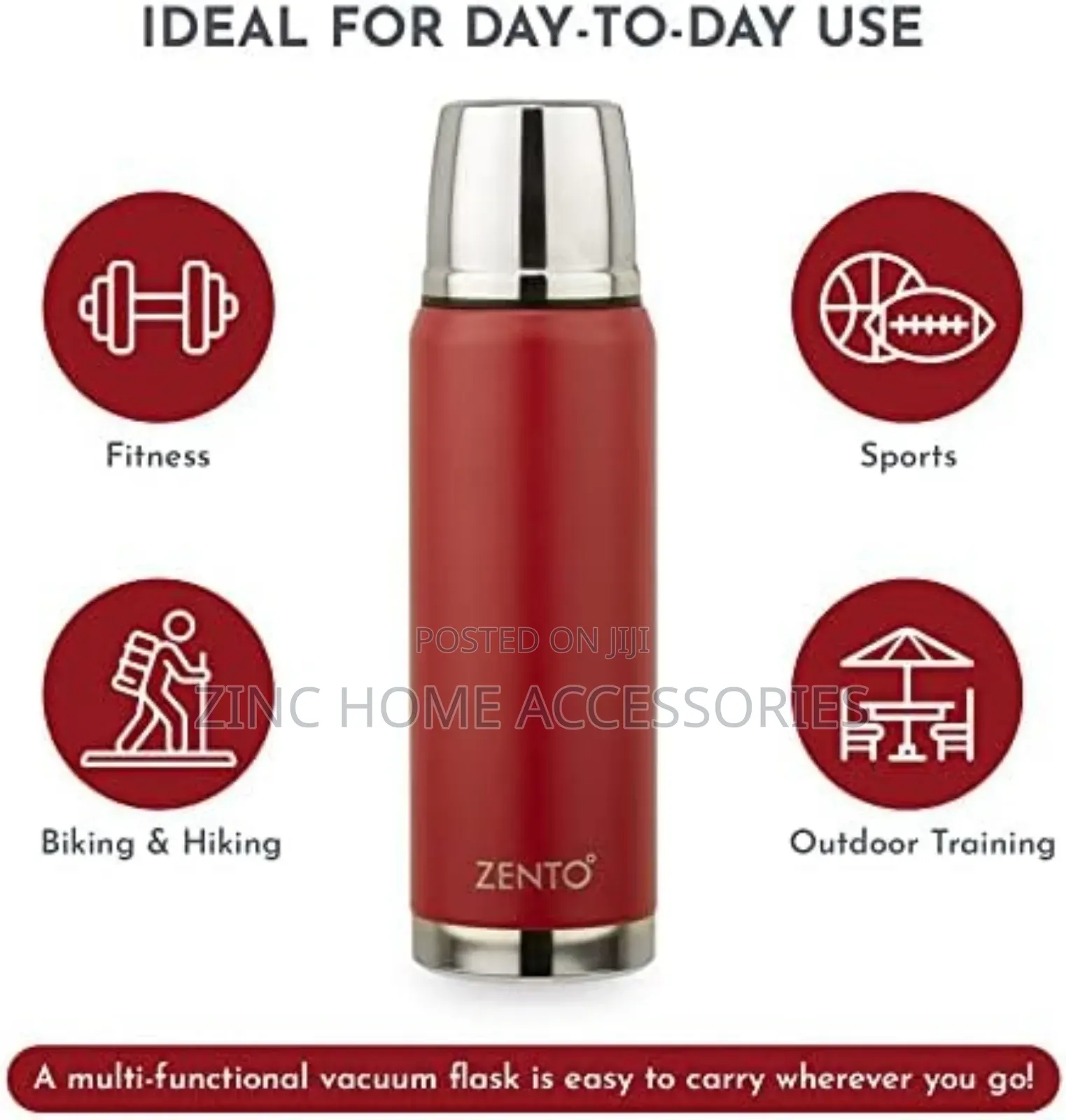 Zento Stainless Steel Vacumm Flask
