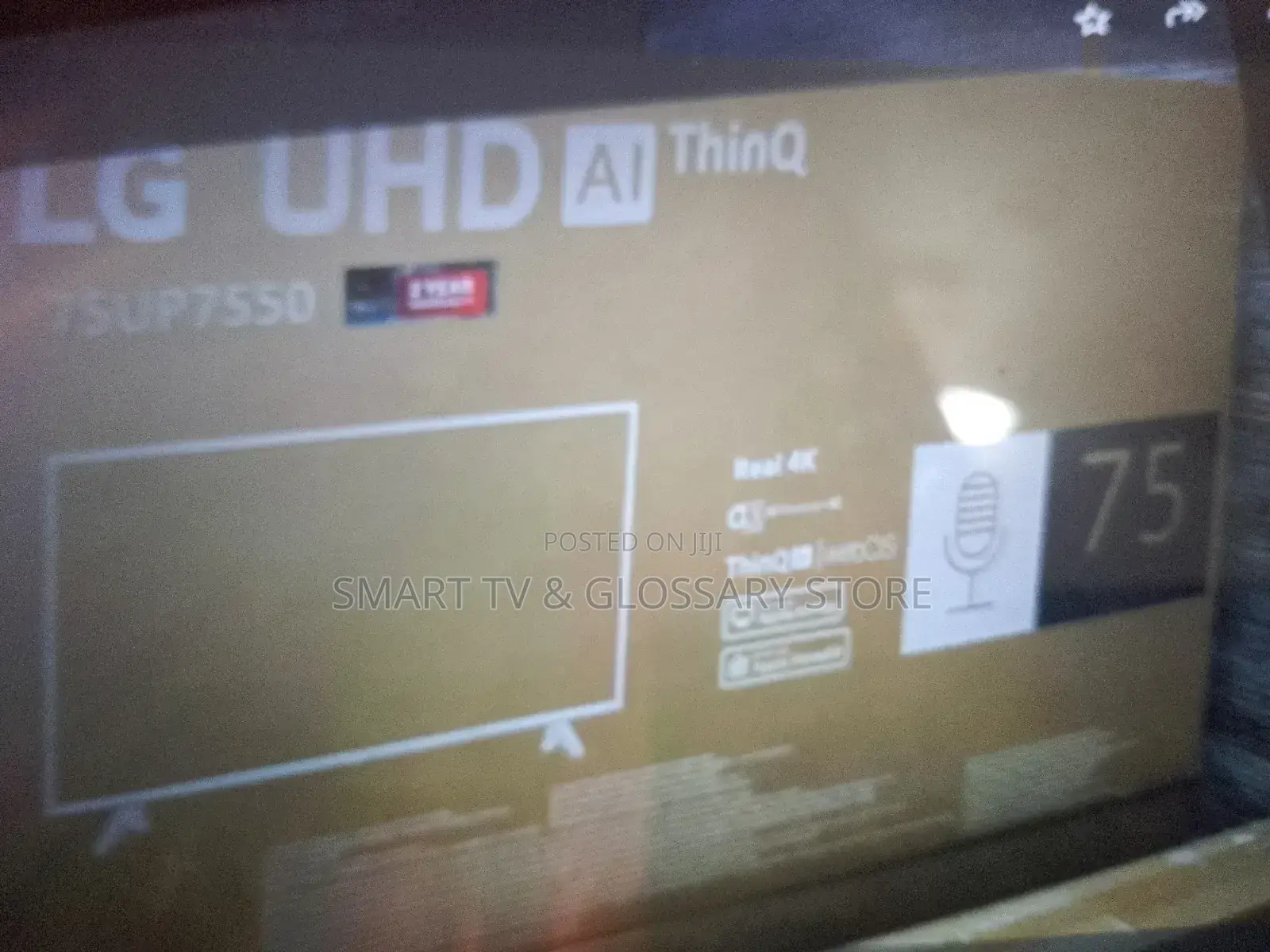 Lg 75 Inches Smart Android Cloud Tv