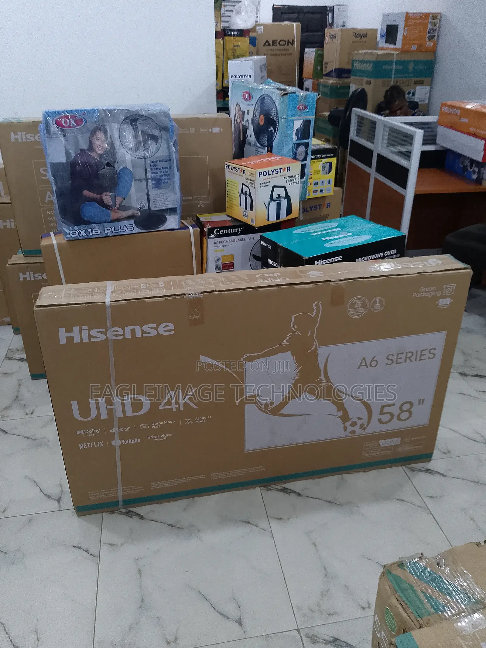 Smart Hisense 46n 58-Inch Uhd Flat Tv