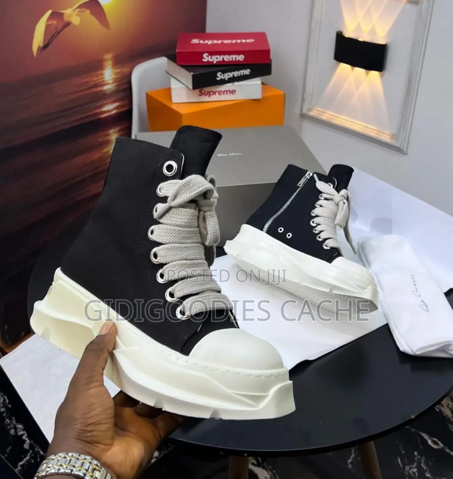 Rick Owen Hightop Sneakers