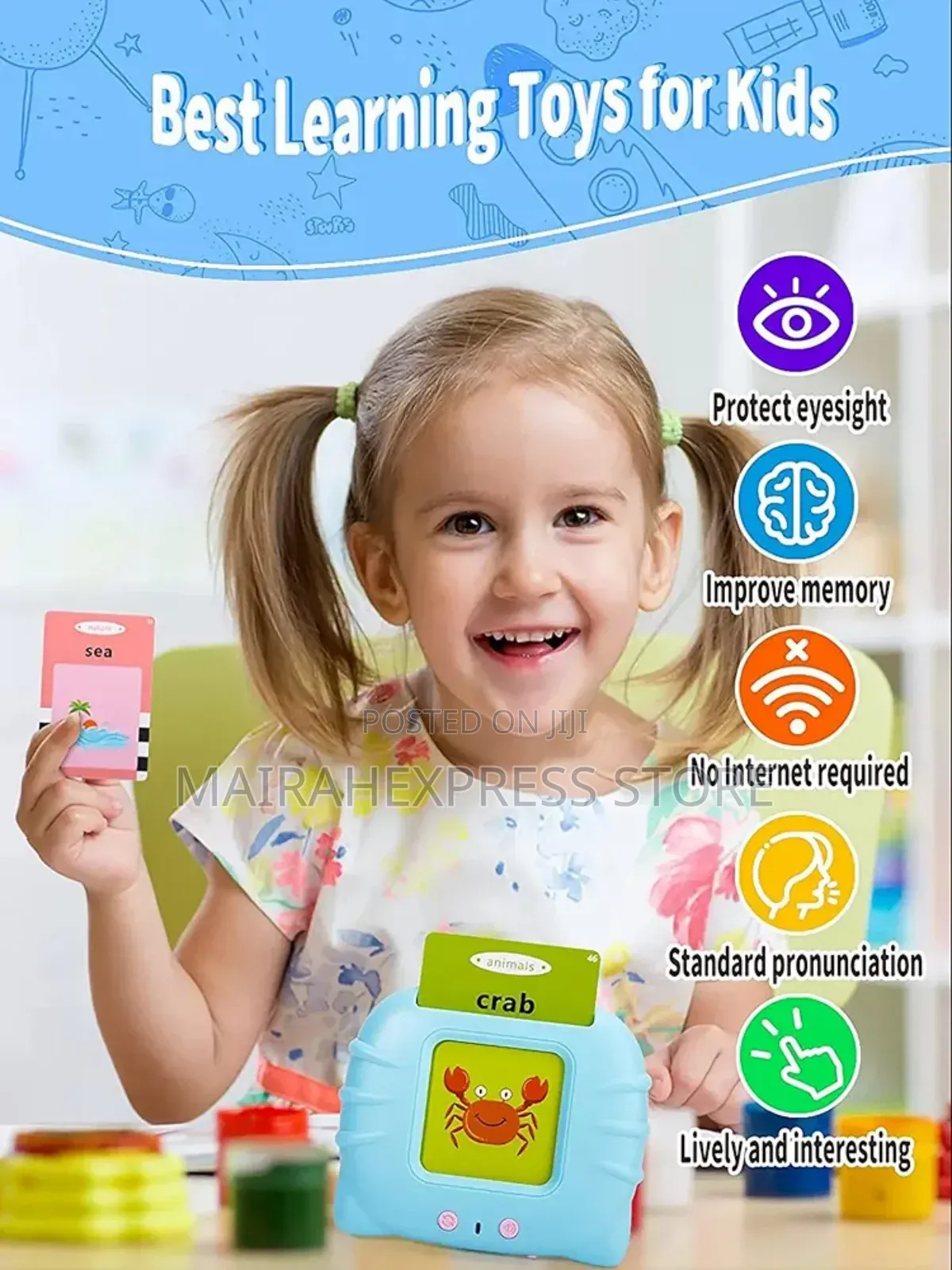 112pcs Flash Card Kids Early Learning Educational Device