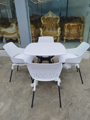 Restaurant Table and Chairs by 4 Seater