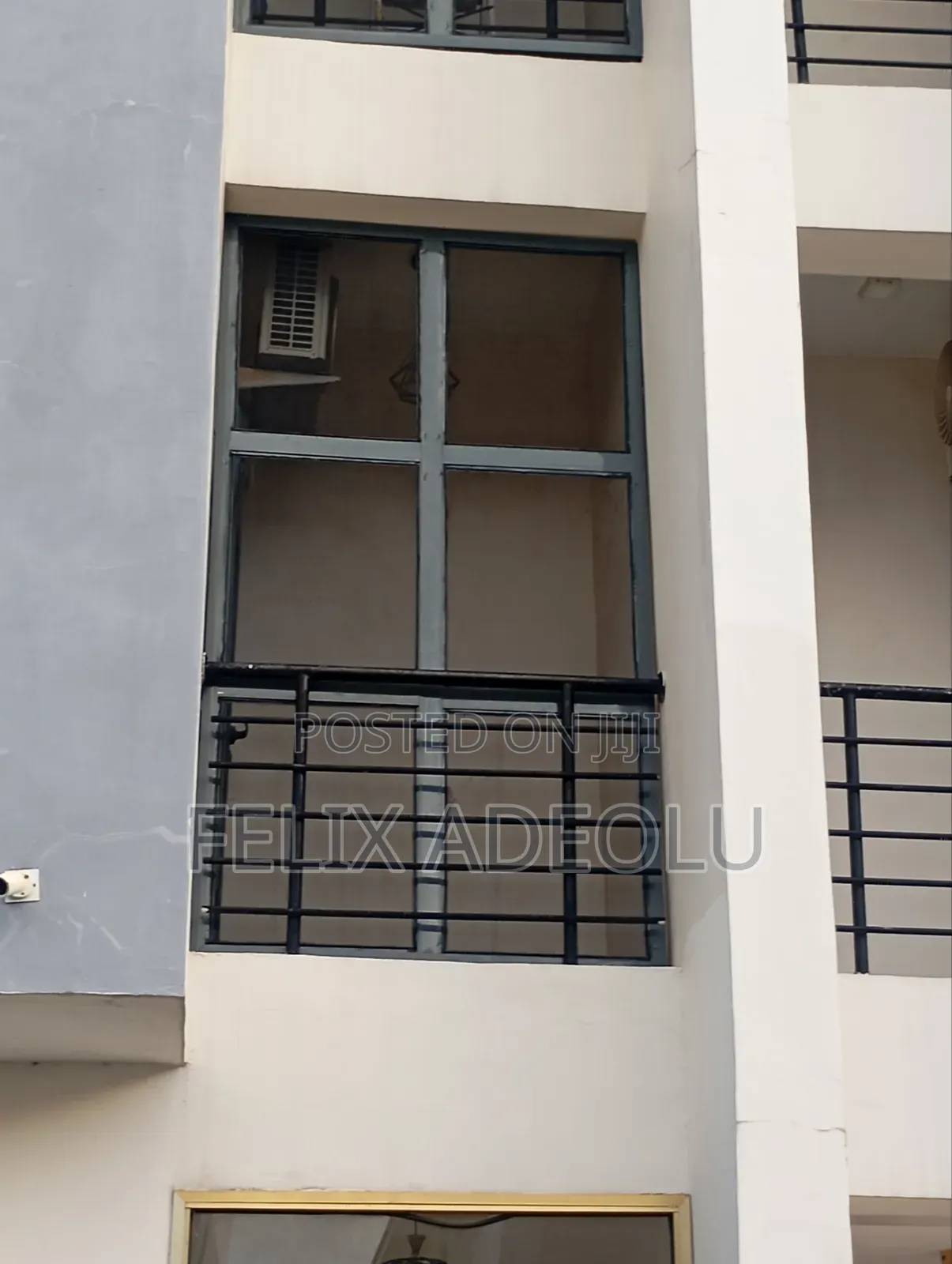 Balcony Coverage With Aluminum And Net