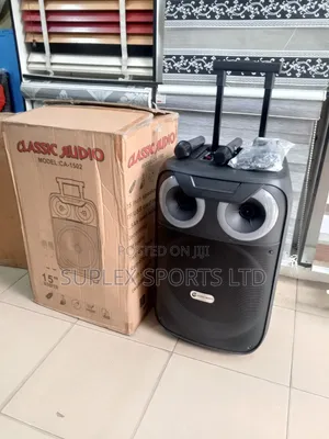 Gym House Classic Audio Gym House Speaker  With Two Mic 