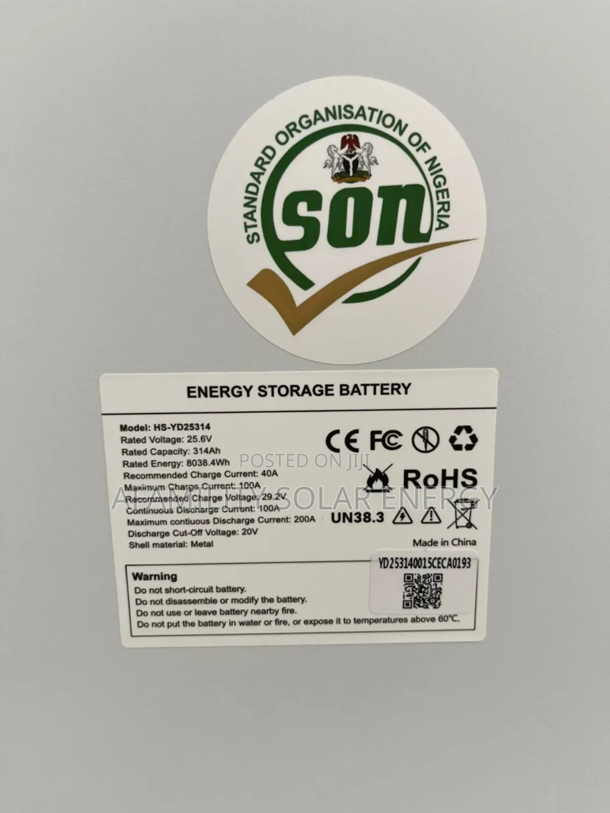 8kwh 24v Lithium Battery