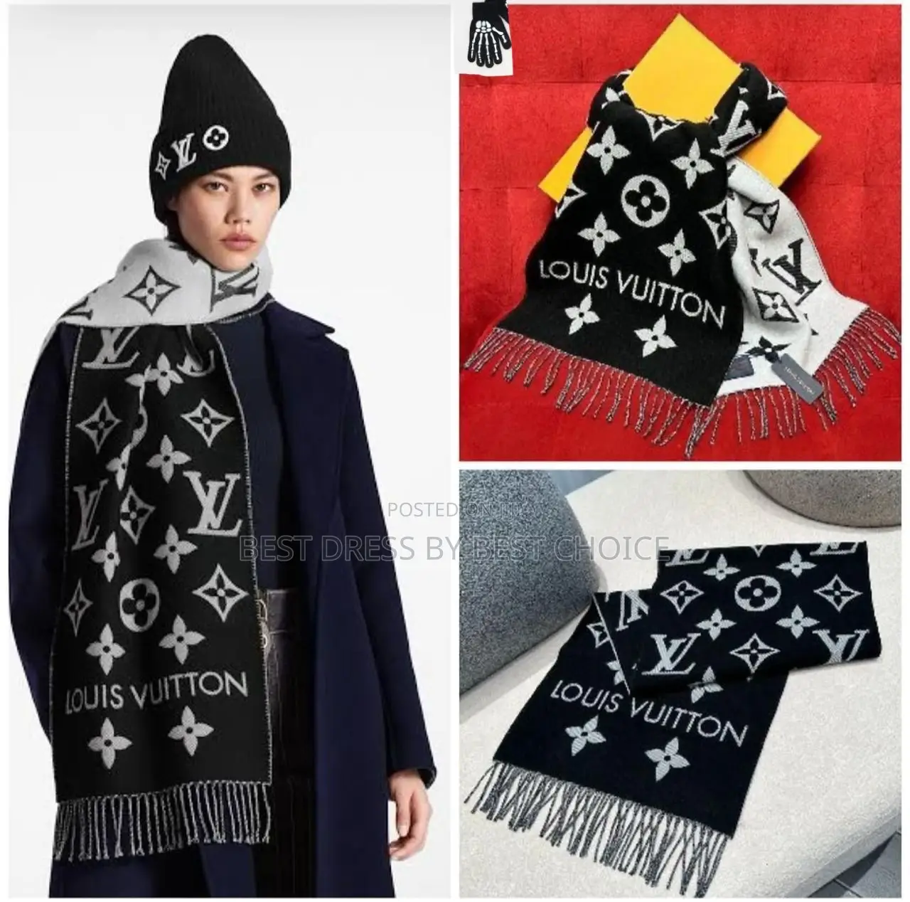 Louis Vuitton Scarf.