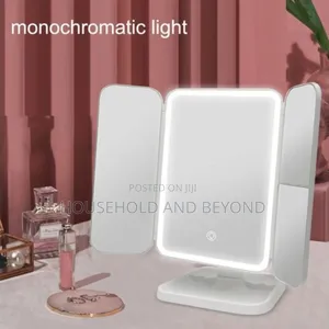 Led Lighted Adjustable Make Up Mirror With Stand