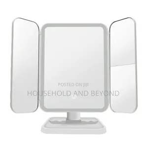 Led Lighted Adjustable Make Up Mirror With Stand