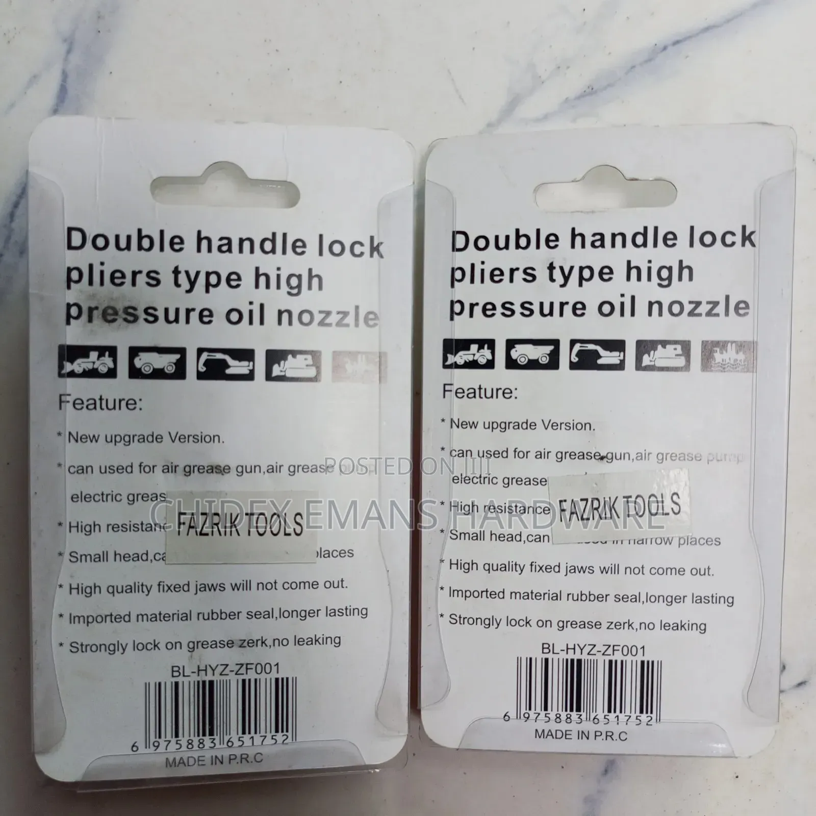 Double Handle Lock Pliers