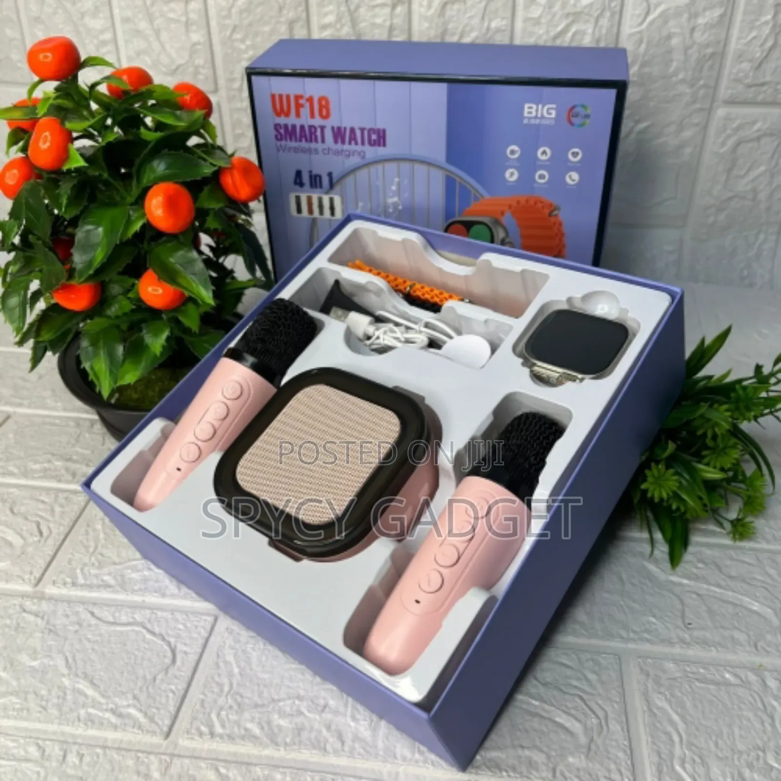 Wf18 Smartwatch With Bluetooth Speaker 2 Microphone