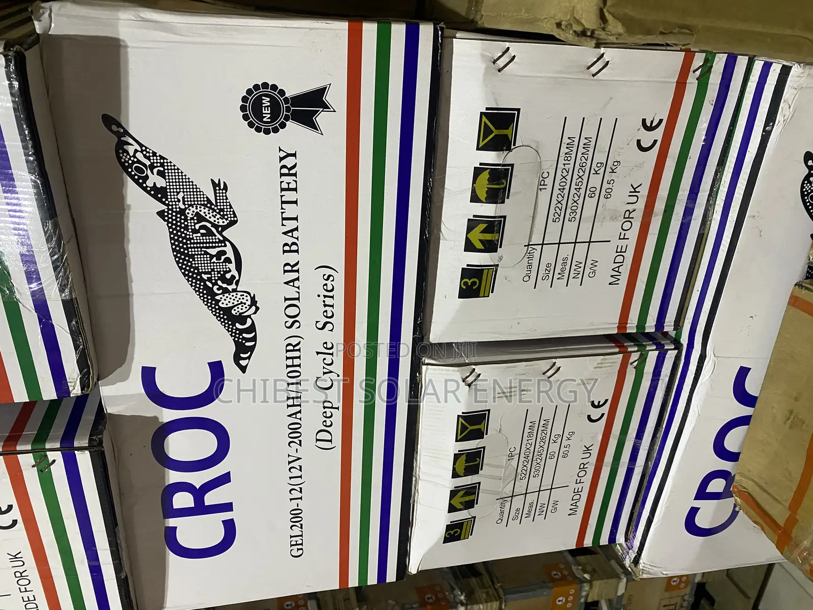 Croc 200ah 12v Solar Battery
