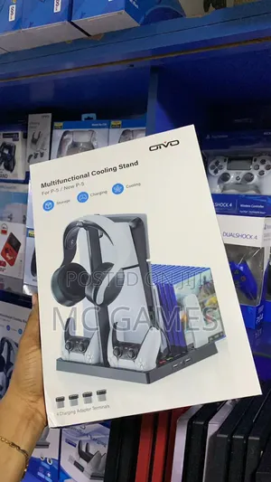Ps5 Cooling Stand and Charging Dock