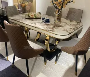 Vintage Glam Dinning Table and Chairs