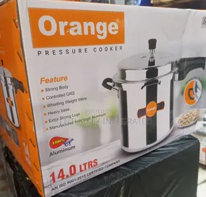 14.0 LTRS Orange Pressure Cooker