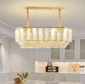 Ceiling For Dining Room Modern Led Crystal Chandelier