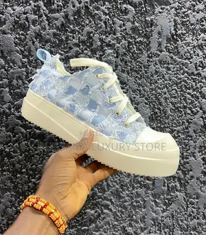 New Rick Owen Luxury Quality Denim Sneakers