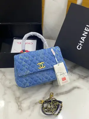 Photo - Chanel Silk Floral Classic Flap Top Handle