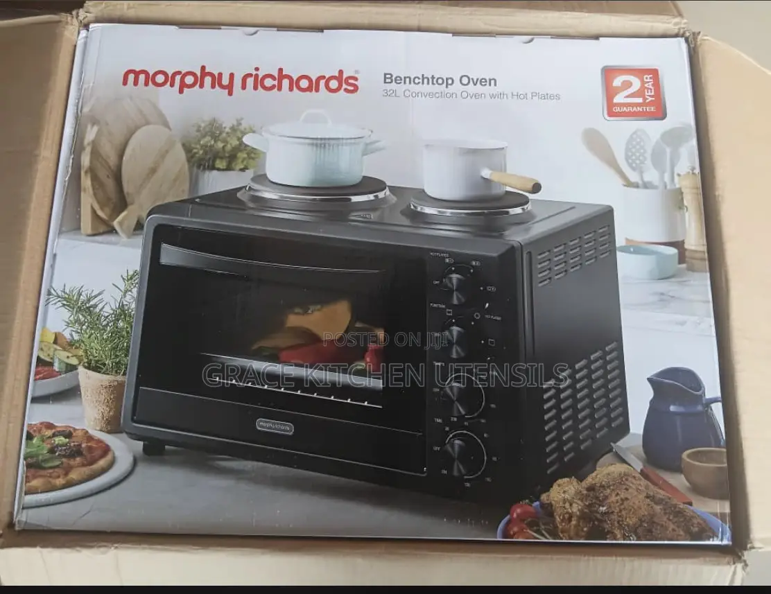 Morphy Richards 32l Benchtop Convection Oven With Hot Plates