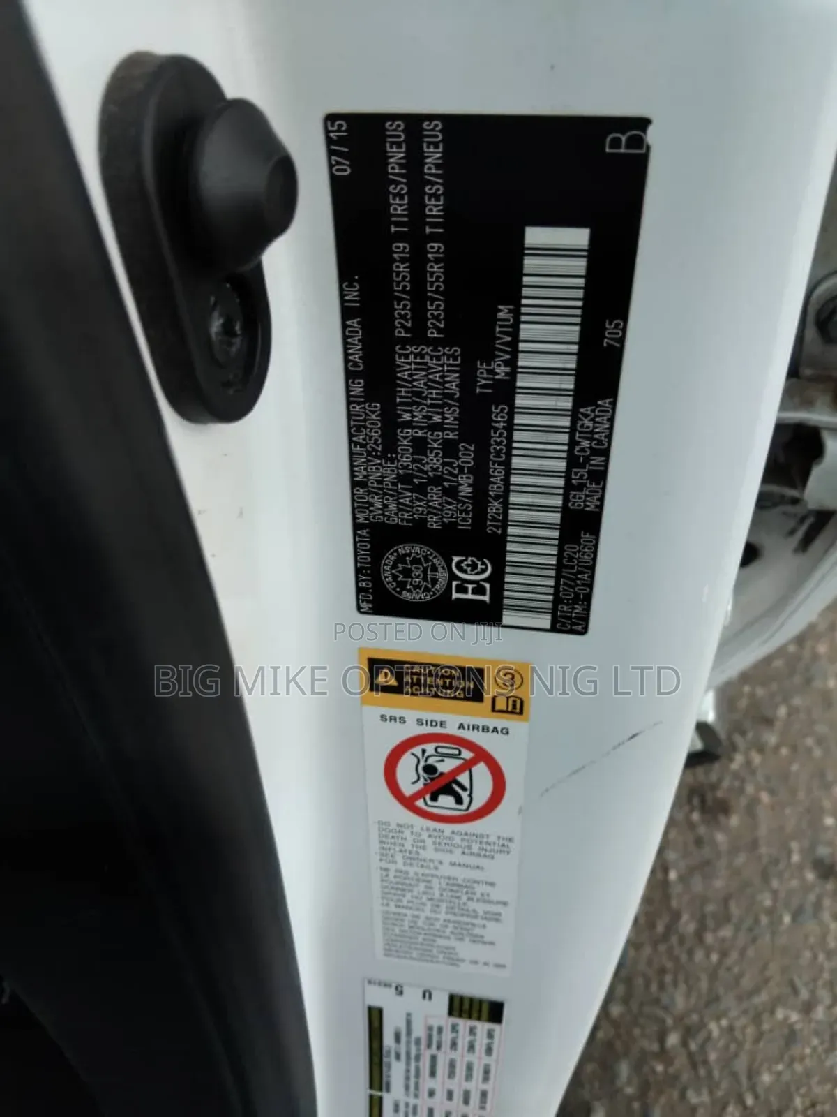Lexus RX 350 FWD 2015 White