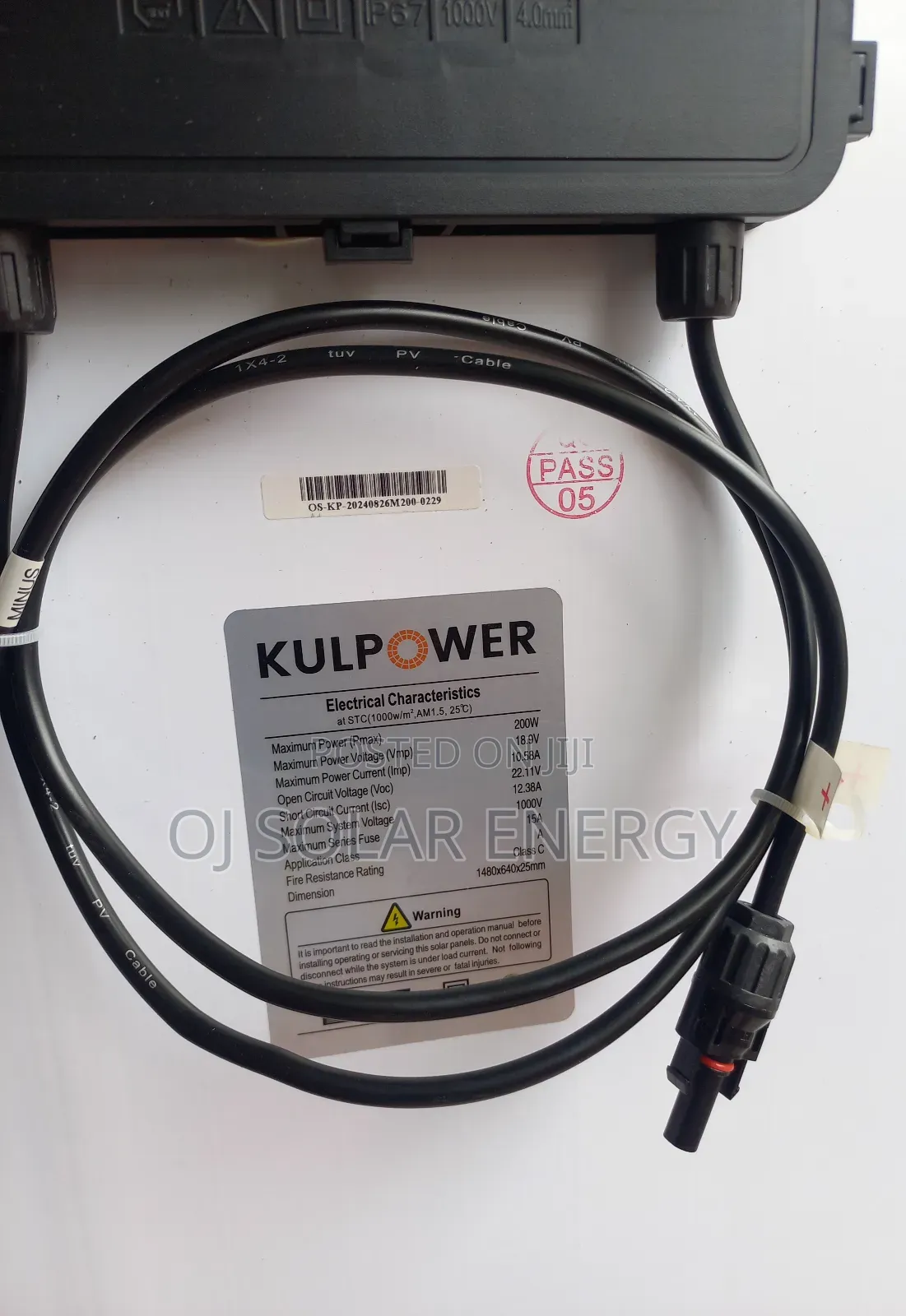 Kulpower 200w Solar Panel