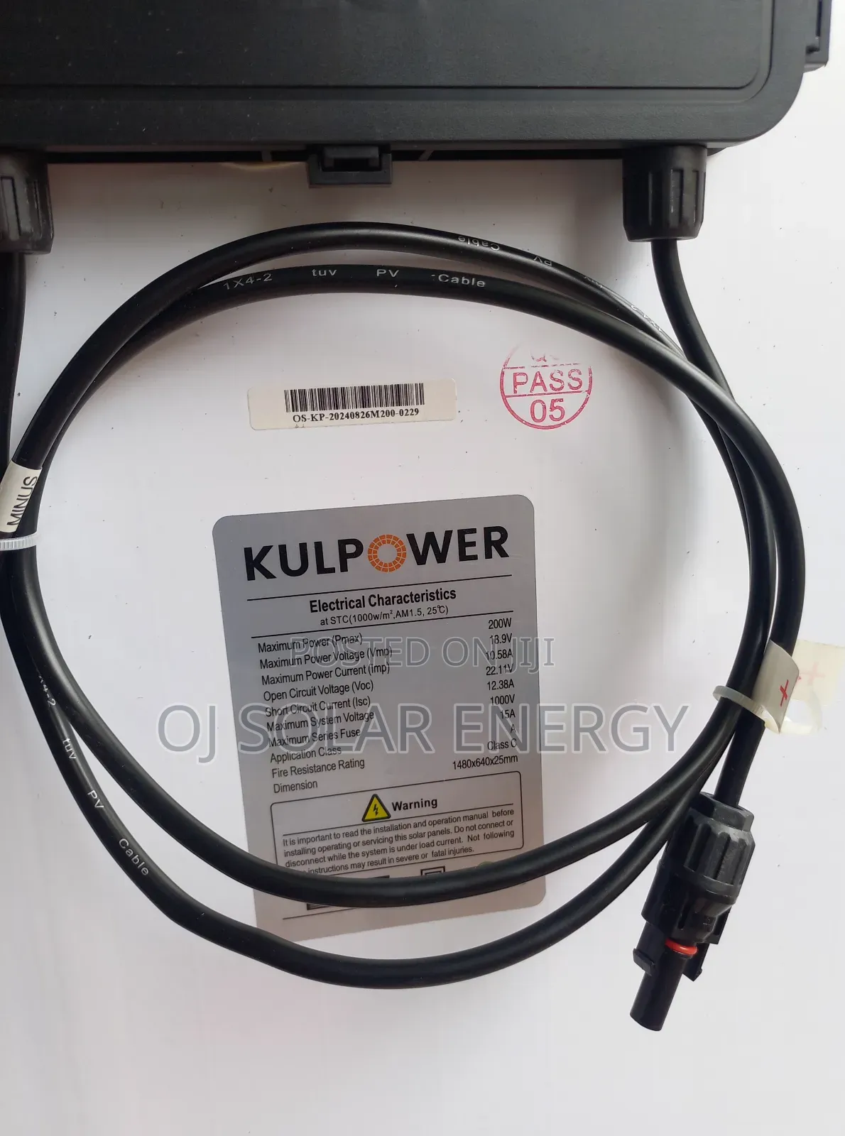 Kulpower 200w Solar Panel