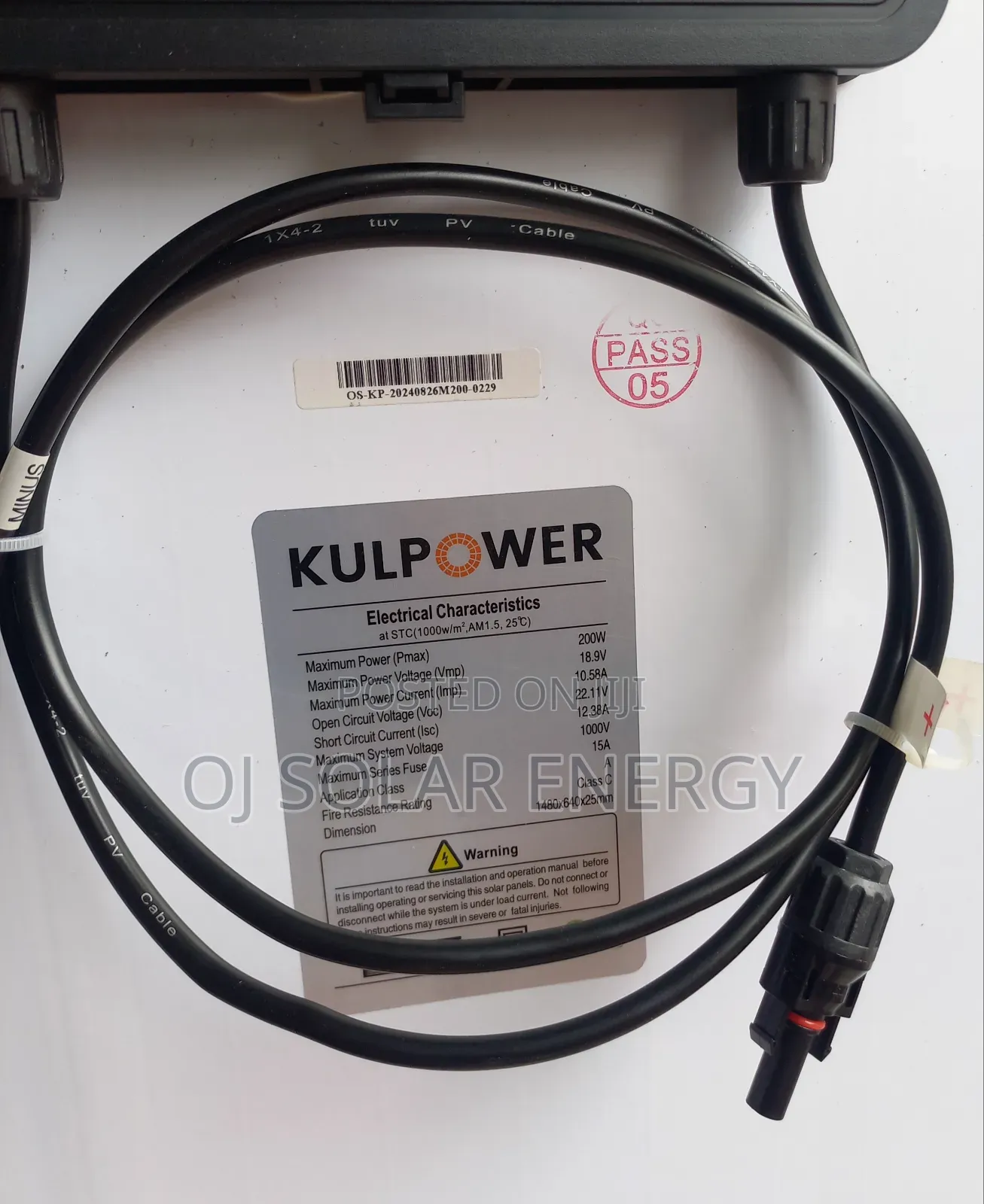 Kulpower 200w Solar Panel