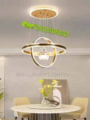 New 2 Ring Circular Iron Ball Nordic Minimalist Chandelier