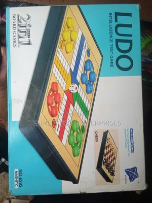 2 in 1 Magnetic Chess  Ludo  Board Game