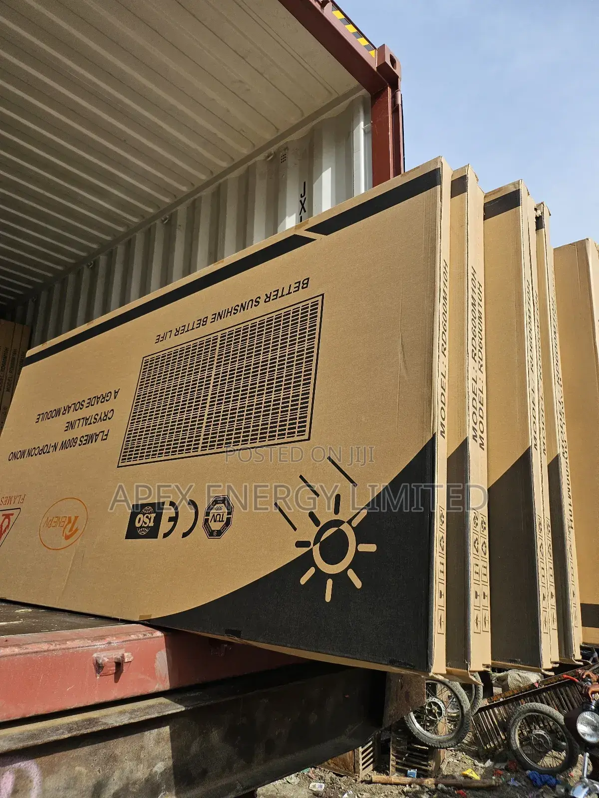 Flames Solar Panels 600w Available Now