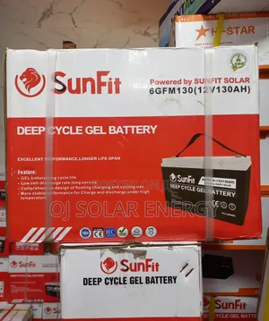 Sunfit 130ah Solar Gel Battery