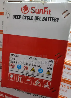 Sunfit 130ah Solar Gel Battery