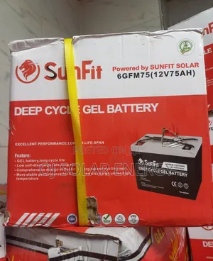Sunfit 75ah Solar Gel Battery