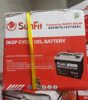Sunfit 75ah Solar Gel Battery