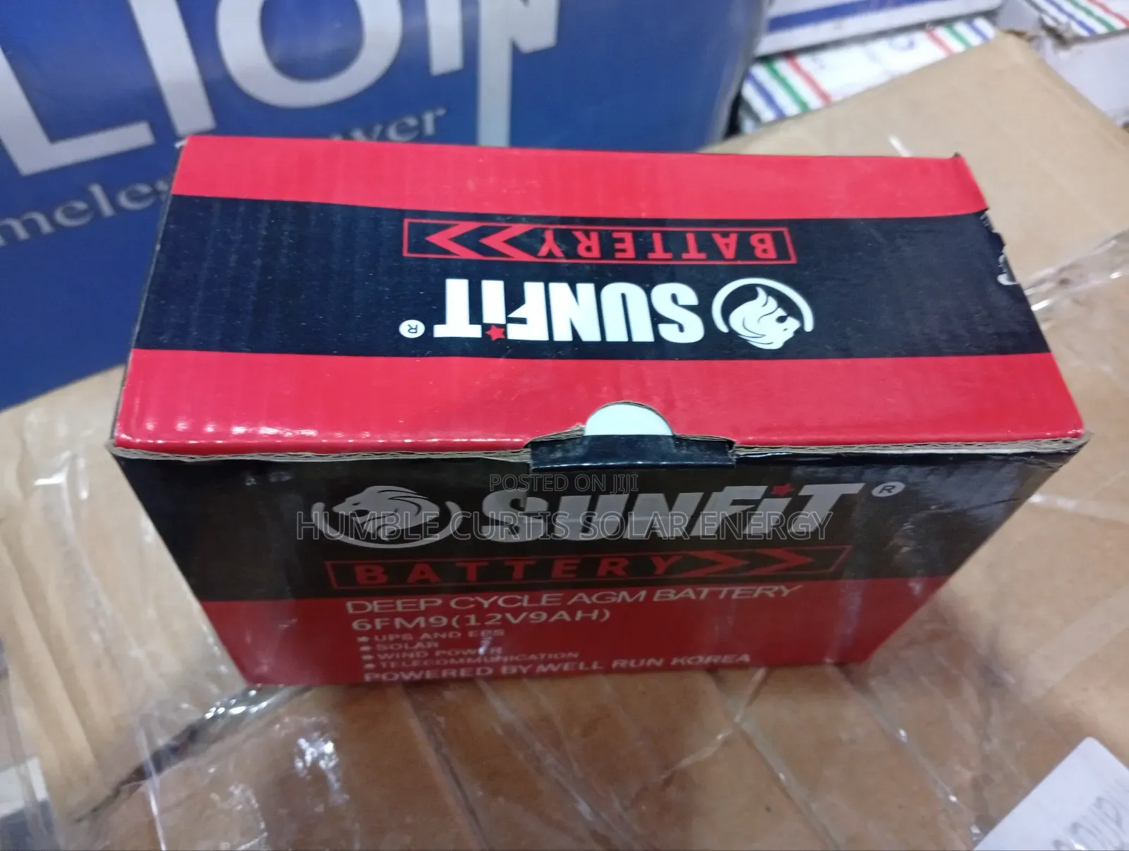 Sunfit 12v 9ah Solar Battery