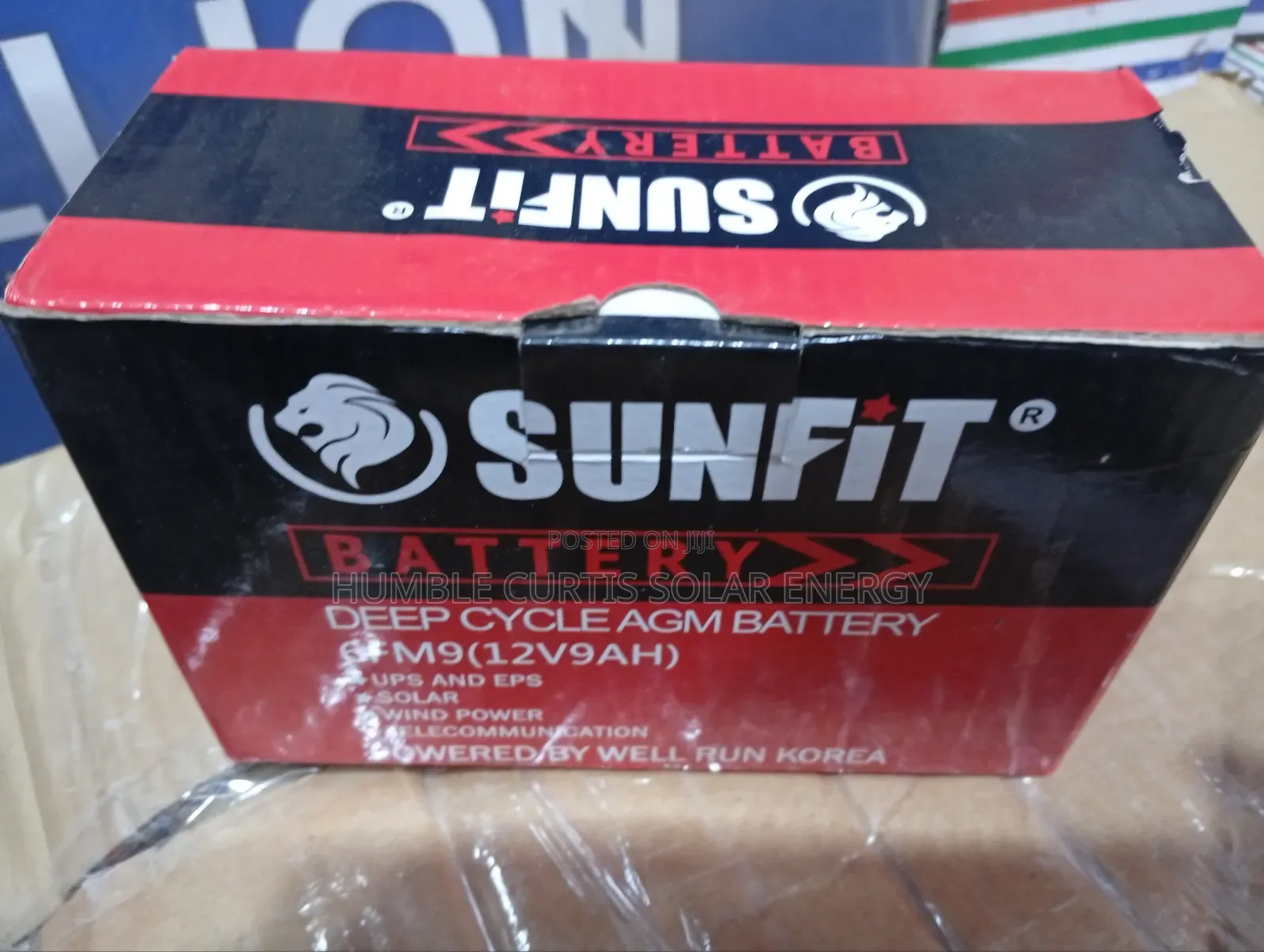 Sunfit 12v 9ah Solar Battery