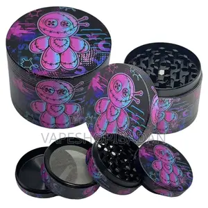 Metal Herb Grinder 4-Layers Spice Crusher