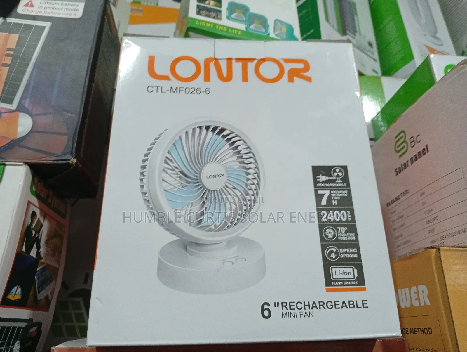 Lontor Solar Fan