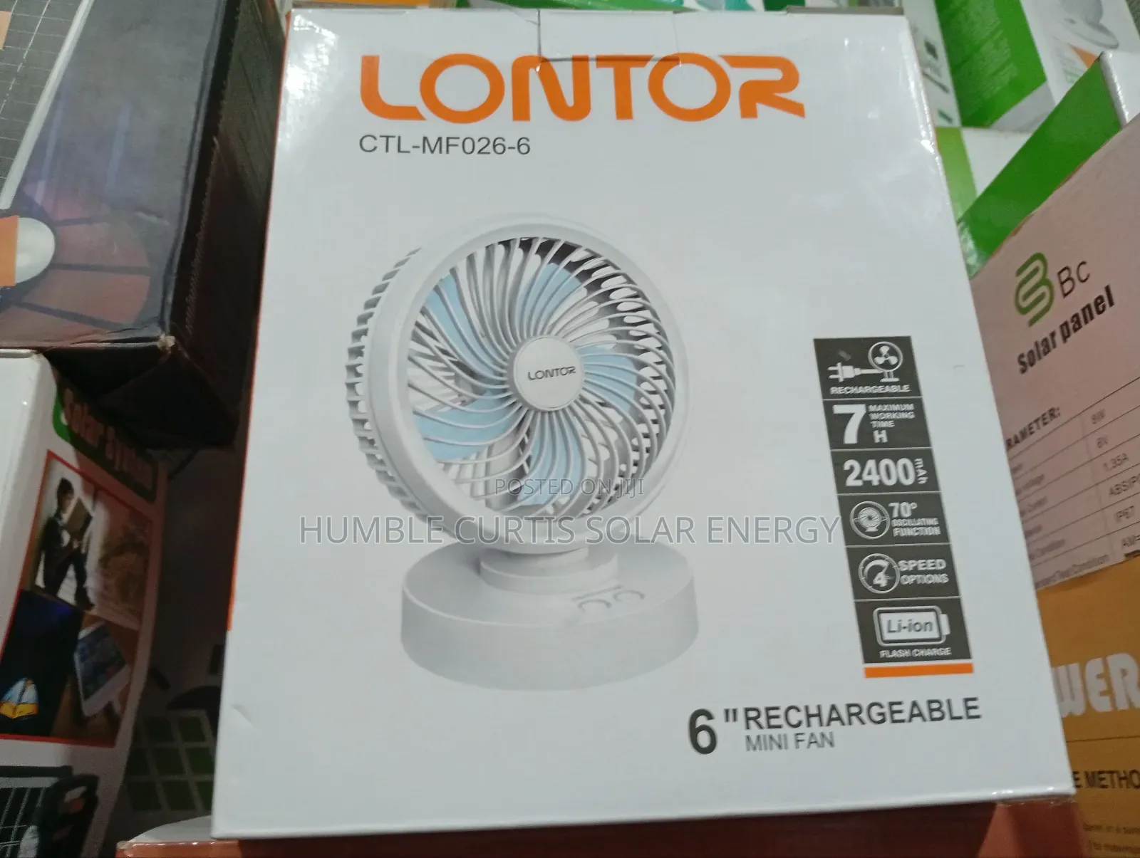Lontor Solar Fan