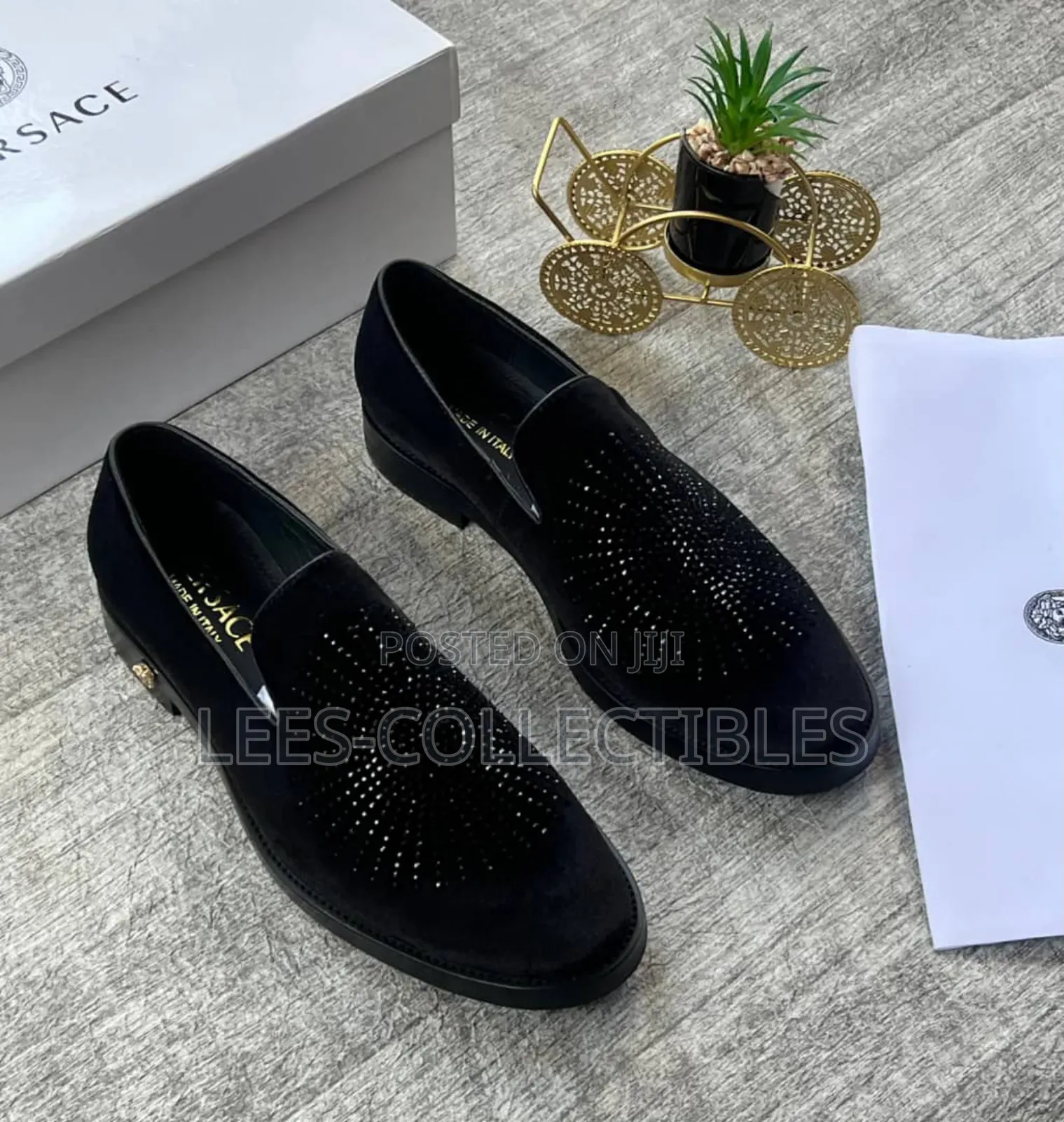 Best Quality Suede Versace Shoes