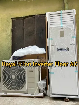 Photo - Royal Inverter Floor Standing Ac With Kit Copper (R410a)