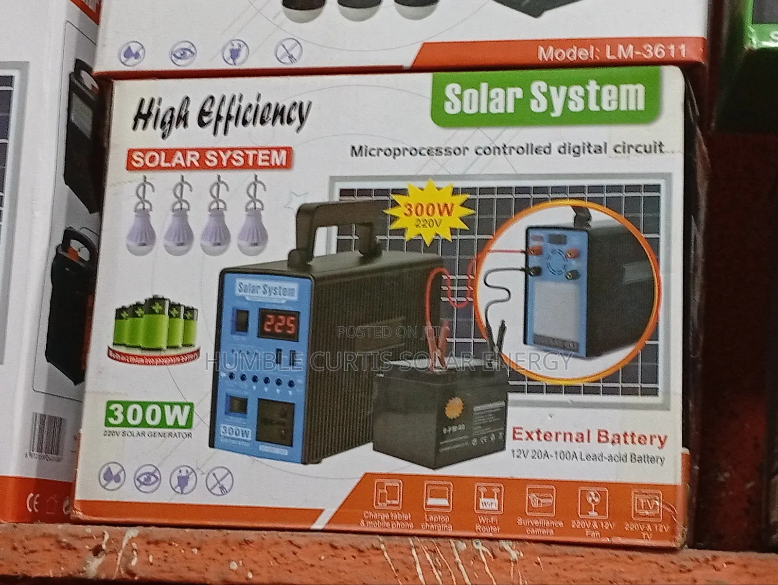 High Efficiency Solar System.