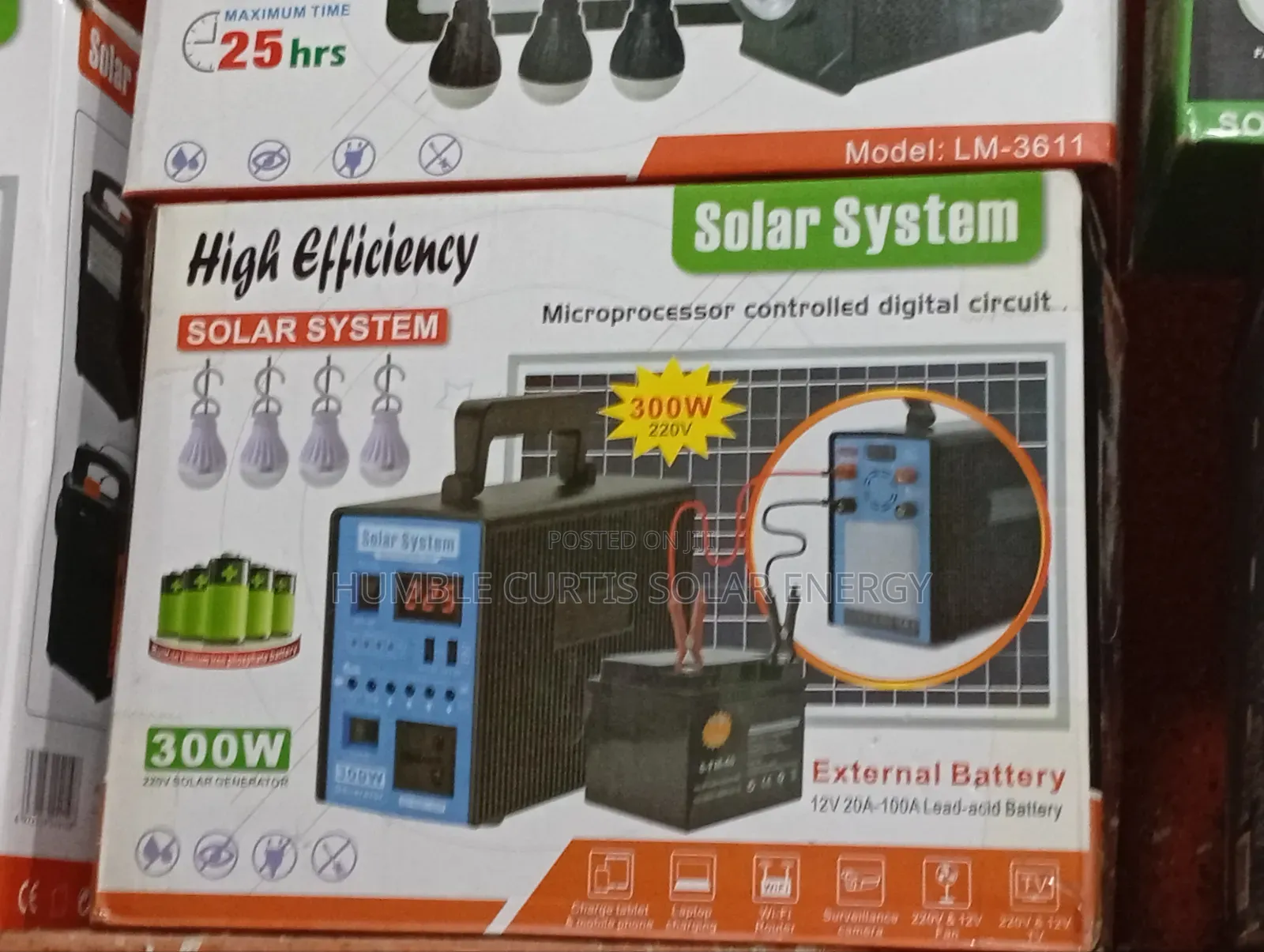 High Efficiency Solar System.
