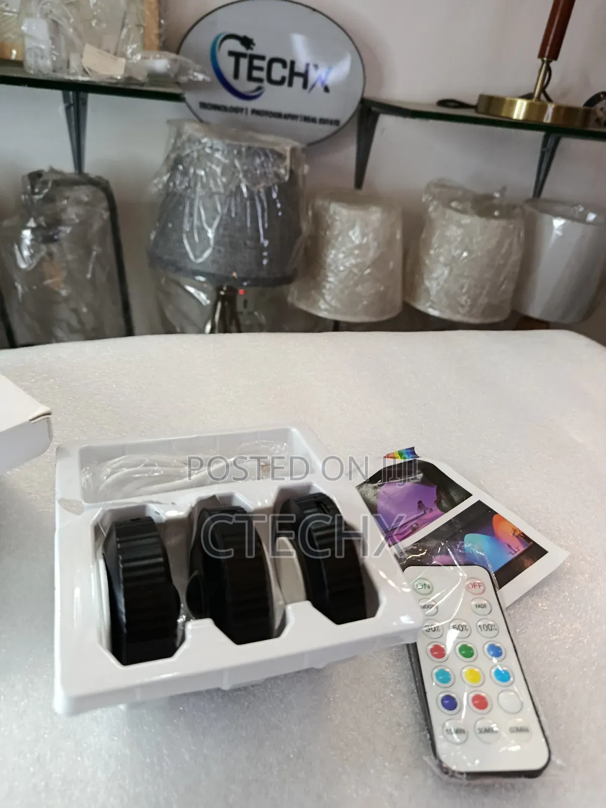 Rechargeable Led Puck Lights With Remote Control, 1500mah