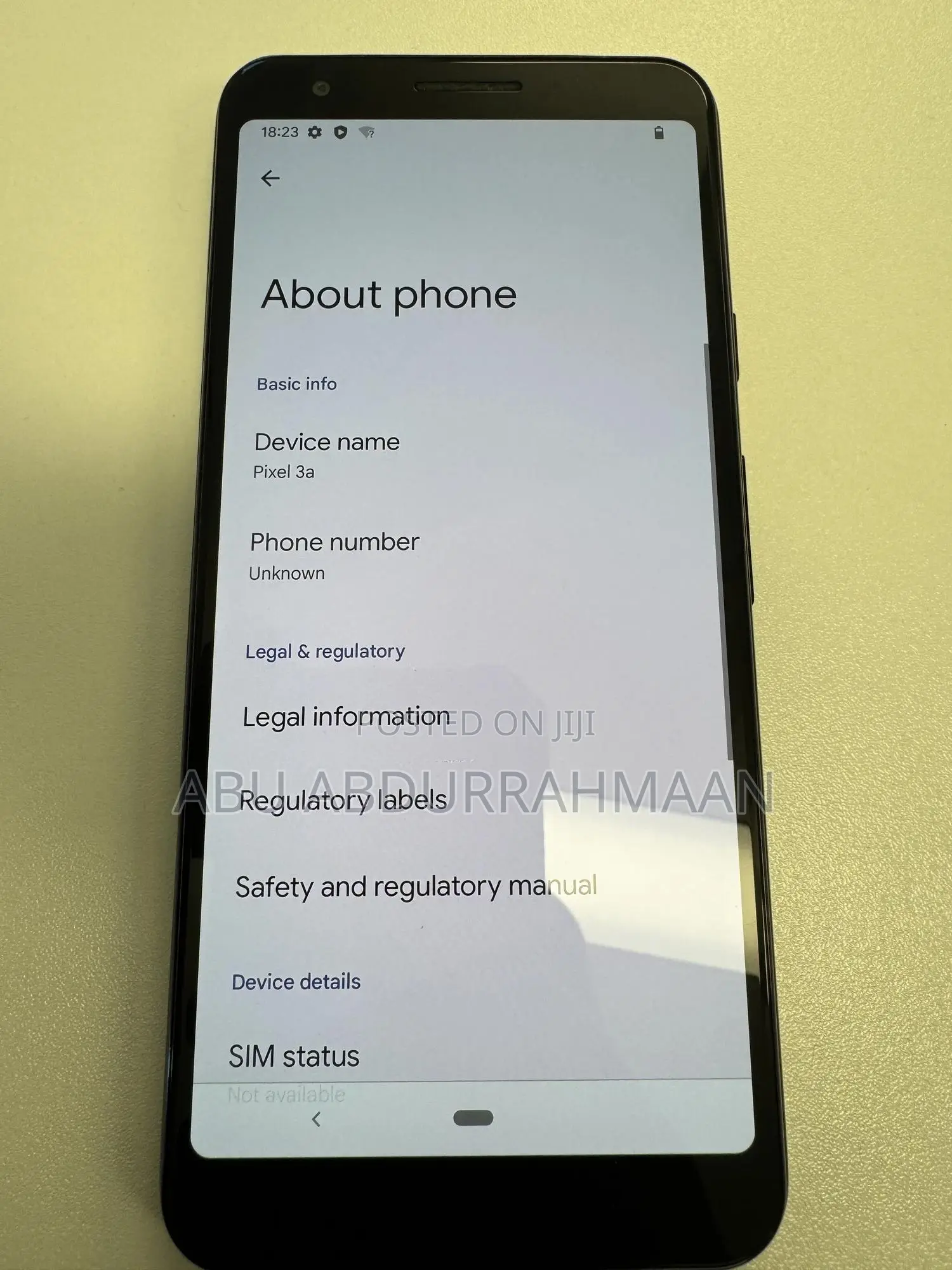 Google Pixel 3a 64 GB Black