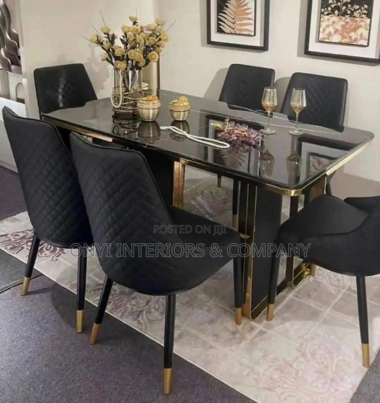 Solid 6 Seater Dining Set