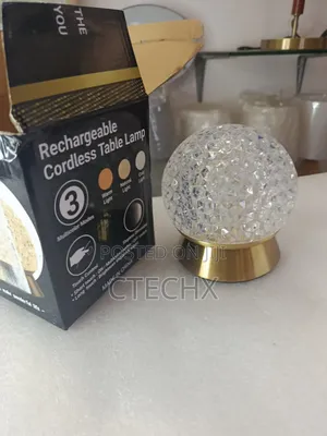 Cordless Table Lamp, Rechargeable Battery Operated Lamp