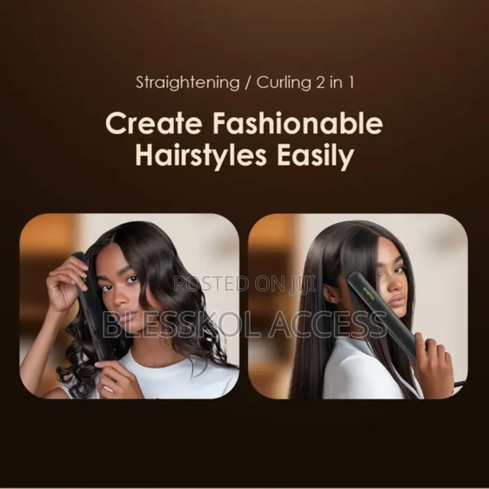 Oraimo Sleekline 2-in-1 Hair Styler