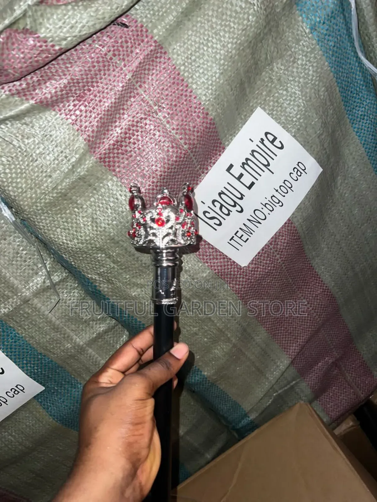 Crown Head Walking Stick