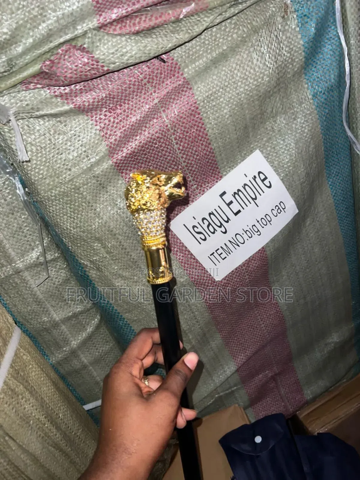 Lion Head Stylish Walking Stick