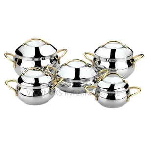 Oms 10pc Stainless Steel Cookware Set - 1010